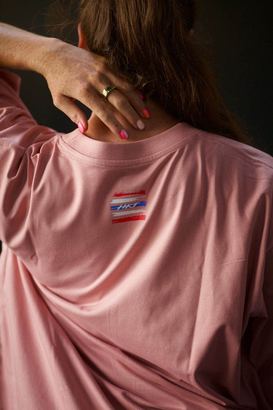 Oversized T   Pastel Pink